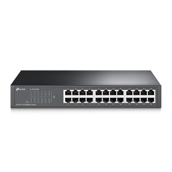 TP-Link TL-SF1024D network switch Unmanaged Fast Ethernet (10/100) Black Image