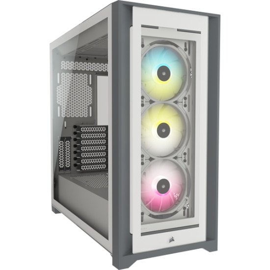 Corsair iCUE 5000X RGB Midi Tower White Image