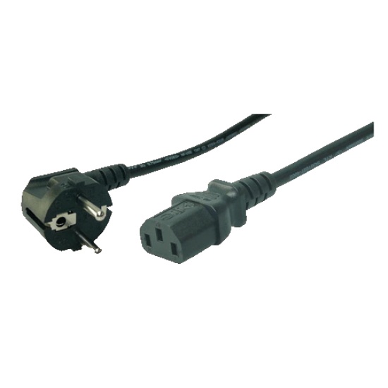 LogiLink CP095 power cable Black 3 m CEE7/7 C13 coupler Image
