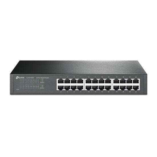 TP-Link TL-SG1024D network switch Unmanaged Gigabit Ethernet (10/100/1000) Grey Image