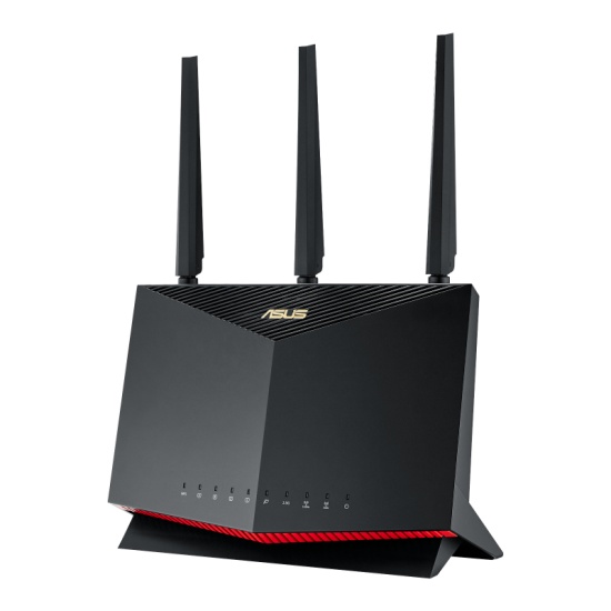 ASUS RT-AX86U Pro wireless router Gigabit Ethernet Dual-band (2.4 GHz / 5 GHz) Black Image
