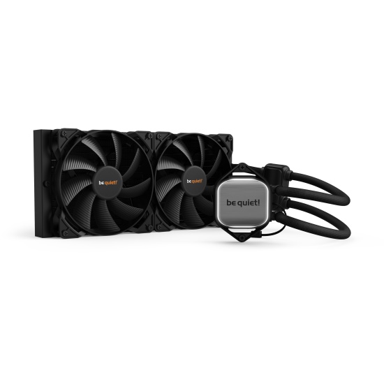 be quiet! Pure Loop 280mm All In One CPU Water Cooling, 2 X 140mm PWM Fan, For Intel Socket: 1200 / 2066 / 115X / 2011(-3) square ILM; For AMD Socket: AMD: AM4 / AM3(+) Image