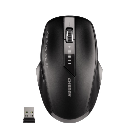 CHERRY MW 2310 2.0 Wireless Mouse, Black, USB Image