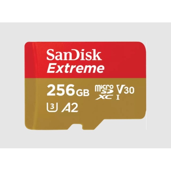SanDisk Extreme 256 GB MicroSDXC UHS-I Class 3 Image