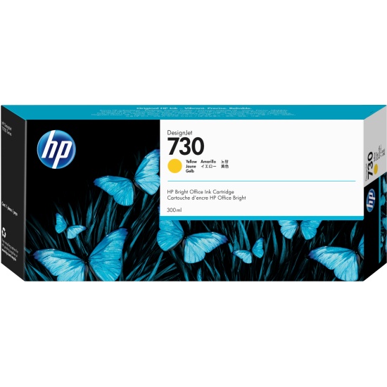 HP 730 300-ml Yellow DesignJet Ink Cartridge Image