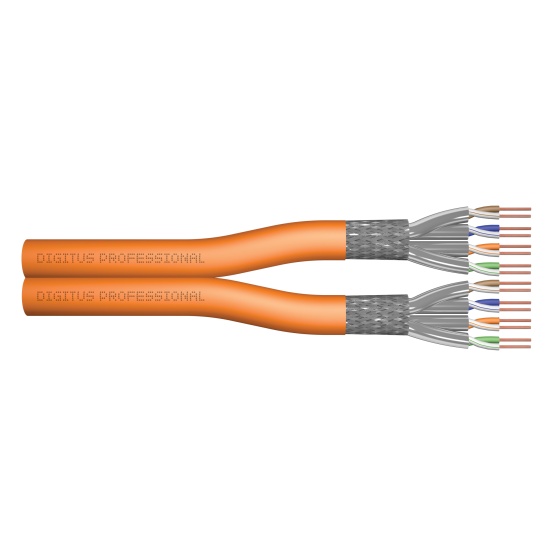 Digitus Cat.7 S/FTP installation cable, 500 m, duplex, Dca-s1a d1 a1 Image