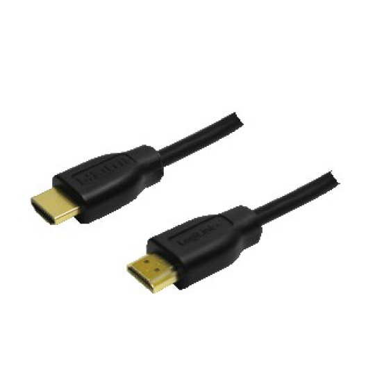 LogiLink 1m HDMI to HDMI - M/M HDMI cable HDMI Type A (Standard) Black Image
