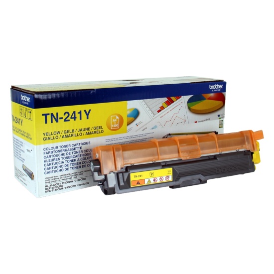 Brother TN-241Y toner cartridge 1 pc(s) Original Yellow Image