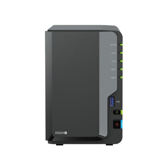 Synology DiskStation DS224+ NAS/storage server Desktop Ethernet LAN Black J4125 Image