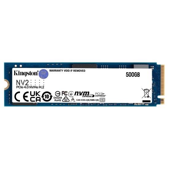 Kingston Technology NV2 M.2 500 GB PCI Express 4.0 NVMe Image