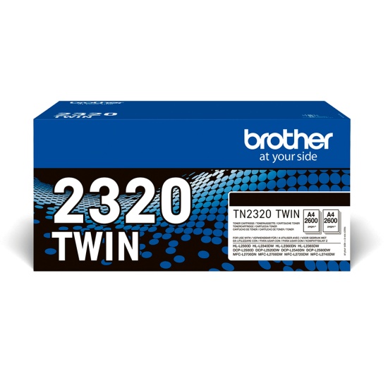 Brother TN-2320TWIN toner cartridge 1 pc(s) Original Black Image