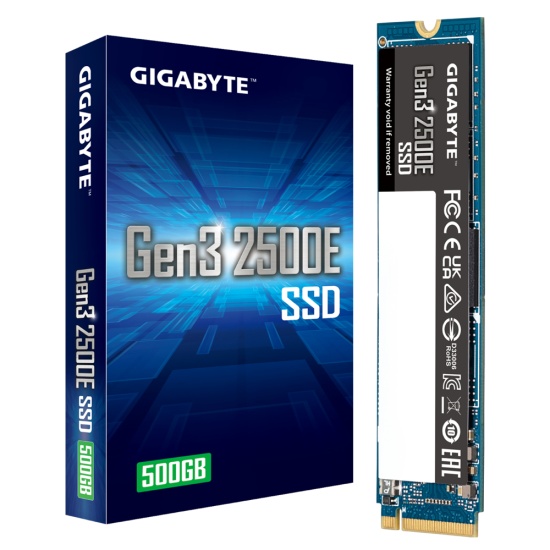 Gigabyte Gen3 2500E SSD 500GB M.2 PCI Express 3.0 NVMe Image