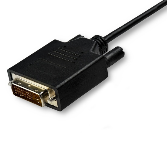 StarTech.com 10ft (3m) USB C to DVI Cable - 1080p (Single Link) USB Type-C (DP Alt Mode HBR2) to DVI-Digital Video Adapter Cable - Works w/ Thunderbolt 3 - Laptop to DVI Monitor/Display Image