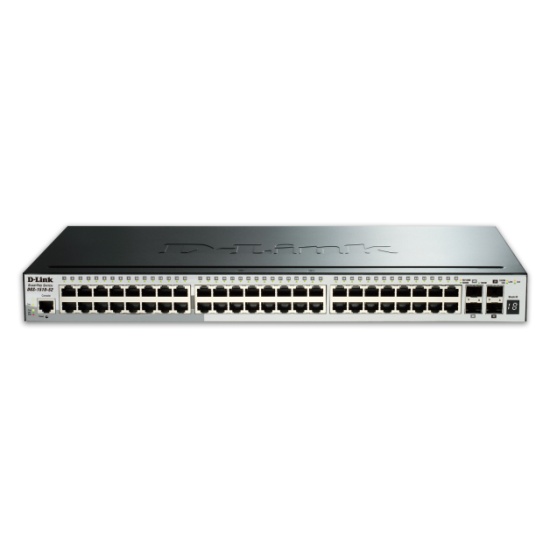 D-Link DGS-1510-52X network switch Managed L3 Gigabit Ethernet (10/100/1000) 1U Black Image