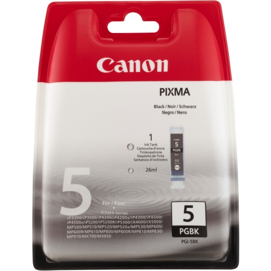 Canon PGI-5BK ink cartridge 1 pc(s) Original Standard Yield Black Image