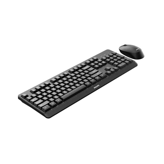 Philips 3000 series SPT6307BL/26 keyboard Mouse included RF Wireless QWERTY English Black Image