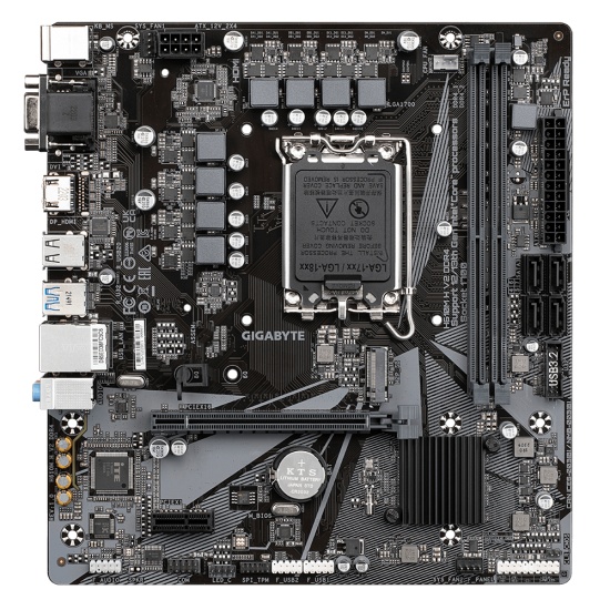 Gigabyte H610M H V2 DDR4 (rev. 1.0) Intel H610 LGA 1700 micro ATX Image