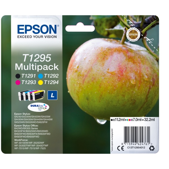 Epson Apple Multipack 4-colours T1295 DURABrite Ultra Ink Image