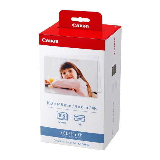 Canon KP-108IN photo paper Red, White Image