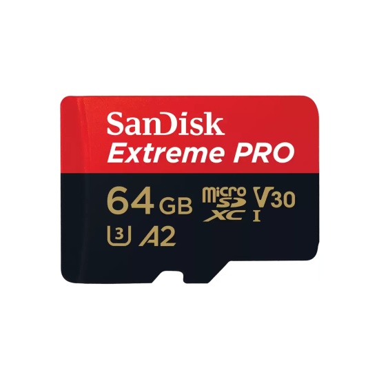 SanDisk Extreme PRO 64 GB MicroSDXC UHS-I Class 10 Image