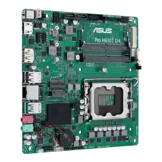 ASUS Pro H610T D4-CSM Intel H610 LGA 1700 mini ITX Image