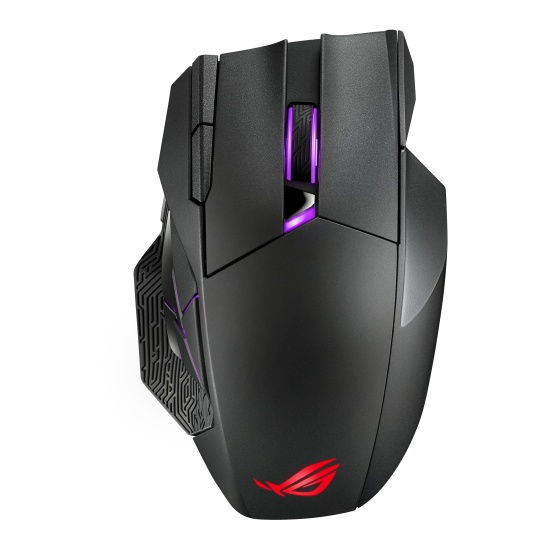 ASUS ROG Spatha X mouse Right-hand RF Wireless + USB Type-A Optical 19000 DPI Image