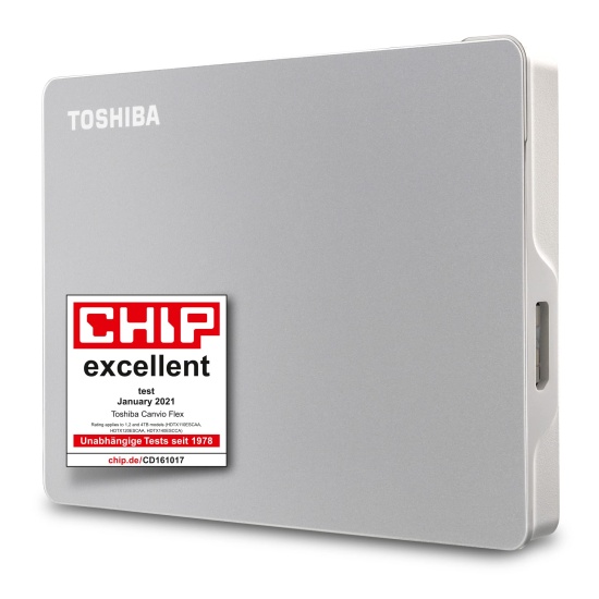 Toshiba Canvio Flex external hard drive 2 GB Silver Image