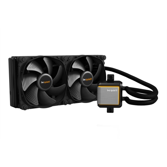 be quiet! Silent Loop 2 280mm All In One CPU Water Cooling, 2 X 140mm PWM Fan, For Intel Socket: 1200 / 2066 / 115X / 2011(-3) square ILM; For AMD Socket: AMD: AM4 / AM3(+) Image