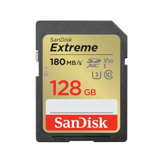 SanDisk Extreme 128 GB SDXC UHS-I Class 10 Image