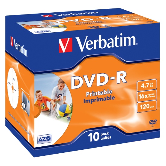 Verbatim 43521 blank DVD 4.7 GB DVD-R 10 pc(s) Image