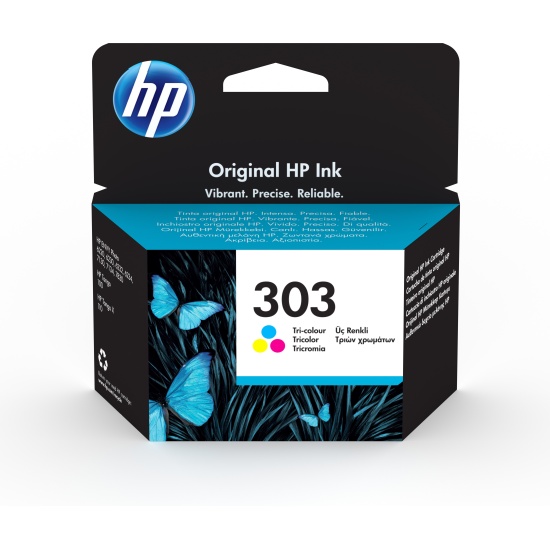 HP 303 Tri-color Original Ink Cartridge Image