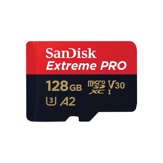 SanDisk Extreme PRO 128 GB MicroSDXC UHS-I Class 10 Image