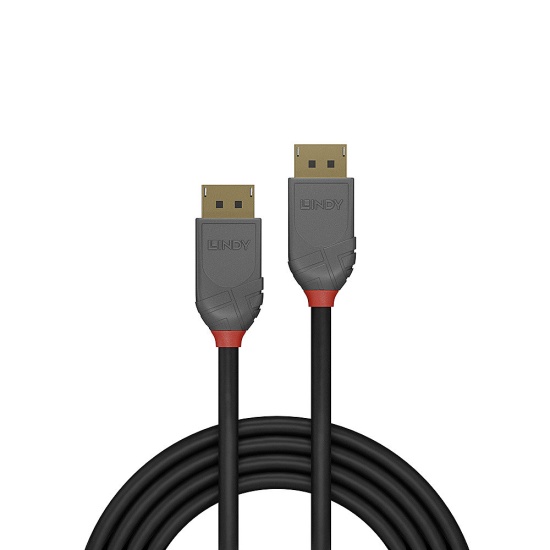 Lindy 1m DisplayPort 1.4 Cable, Anthra Line Image