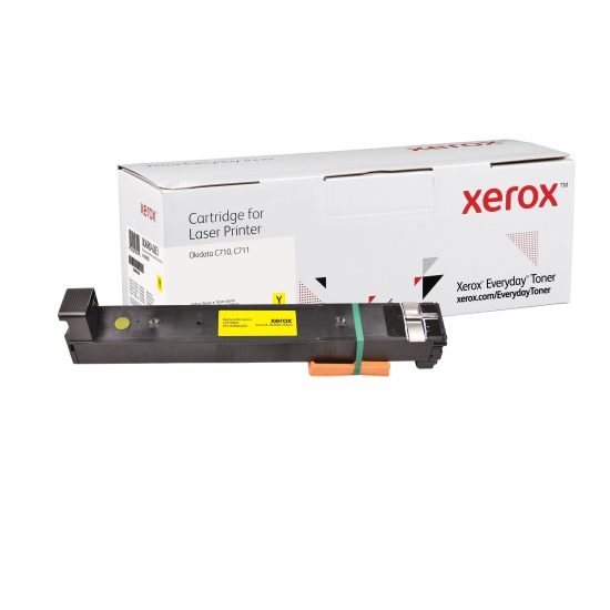 Everyday Yellow Toner compatible with Oki 44318605, Standard Yield Image