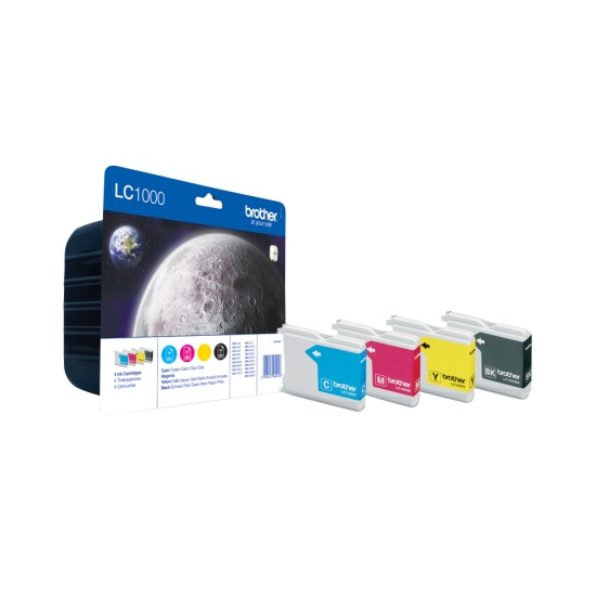 Brother LC-1000VALBPDR ink cartridge Original Black, Cyan, Magenta, Yellow Image