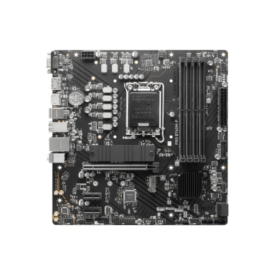 MSI PRO B760M-P motherboard Intel B760 LGA 1700 micro ATX Image