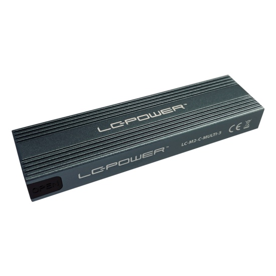 LC-Power LC-M2-C-MULTI-3 storage drive enclosure SSD enclosure Anthracite M.2 Image