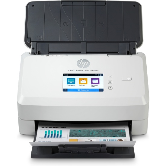 HP Scanjet Enterprise Flow N7000 Sheet-fed scanner 600 x 600 DPI A4 White Image