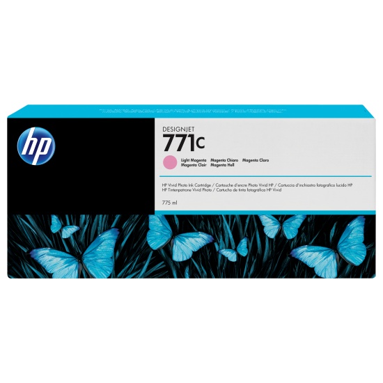 HP 771C 775-ml Light Magenta DesignJet Ink Cartridge Image