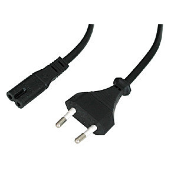 Lindy 30421 power cable Black 2 m CEE7/16 C7 coupler Image