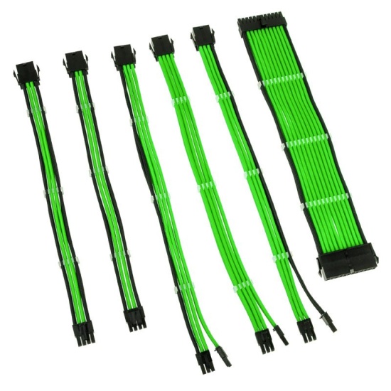 Kolink Core Adept Braided Cable Extension Kit - Green Image