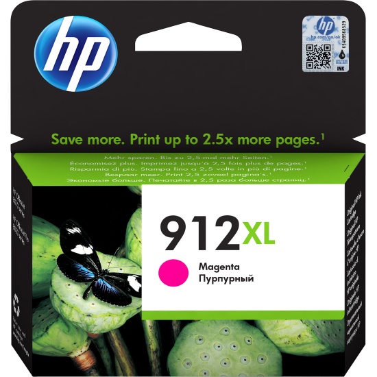 HP 912XL High Yield Magenta Original Ink Cartridge Image