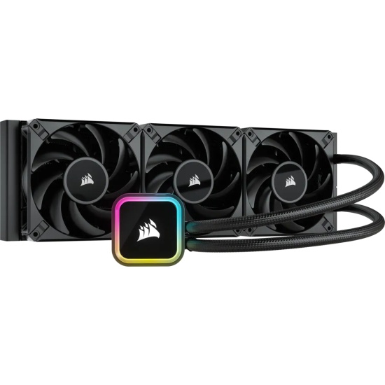 Corsair iCUE H150i RGB ELITE Processor All-in-one liquid cooler 12 cm Black 1 pc(s) Image