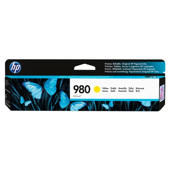 HP 980 Yellow Original Ink Cartridge Image