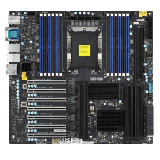 Supermicro MBD-X11SPA-T-O motherboard Intel® C621 LGA 3647 (Socket P) Extended ATX Image