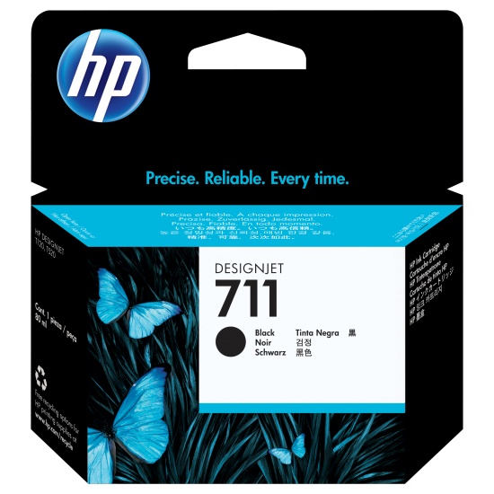 HP 711 80-ml Black DesignJet Ink Cartridge Image