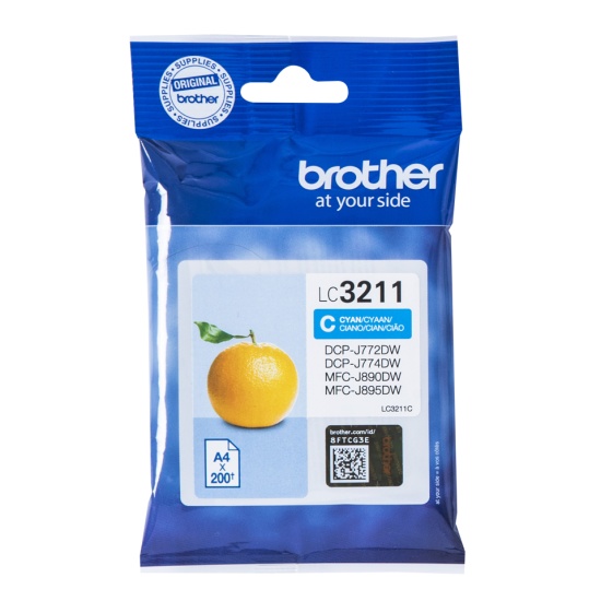 Brother LC-3211C ink cartridge Original Standard Yield Cyan Image