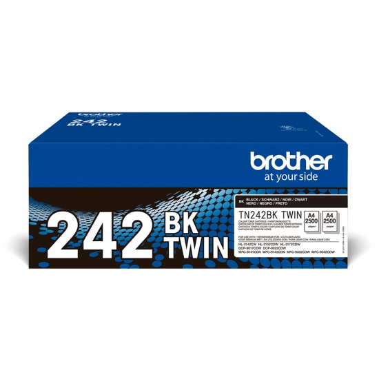 Brother TN-242BKTWIN toner cartridge 2 pc(s) Original Black Image