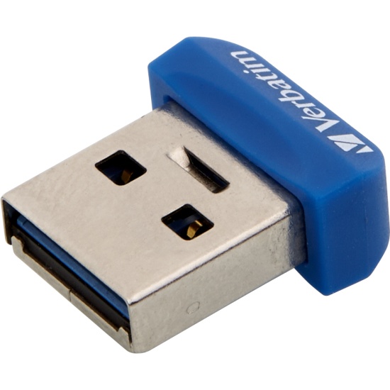 Verbatim Store 'n' Stay NANO - USB 3.0 Drive 64 GB - Blue Image