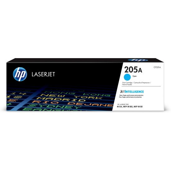 HP 205A Cyan Original LaserJet Toner Cartridge Image